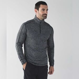 Lululemon Surge Warm 1/2 Zip Jacket
Raven Stripe Black Heathered Black